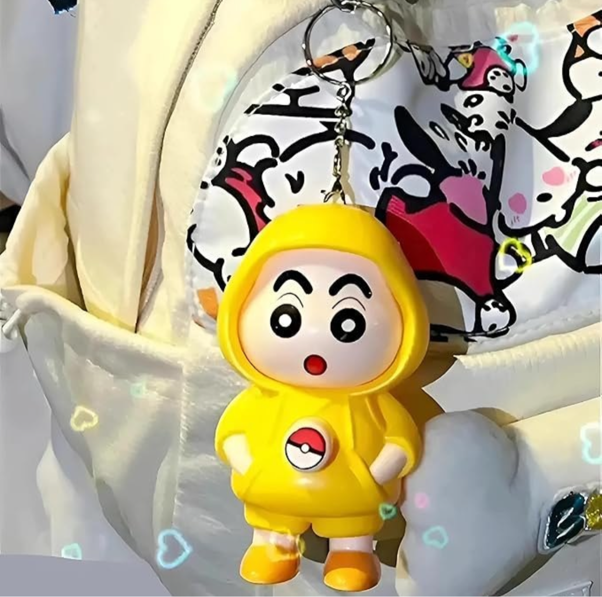 Sinchan Spinning Face Keychain!