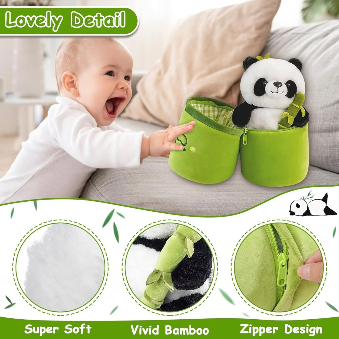Cute Bamboo Panda ๐ผ