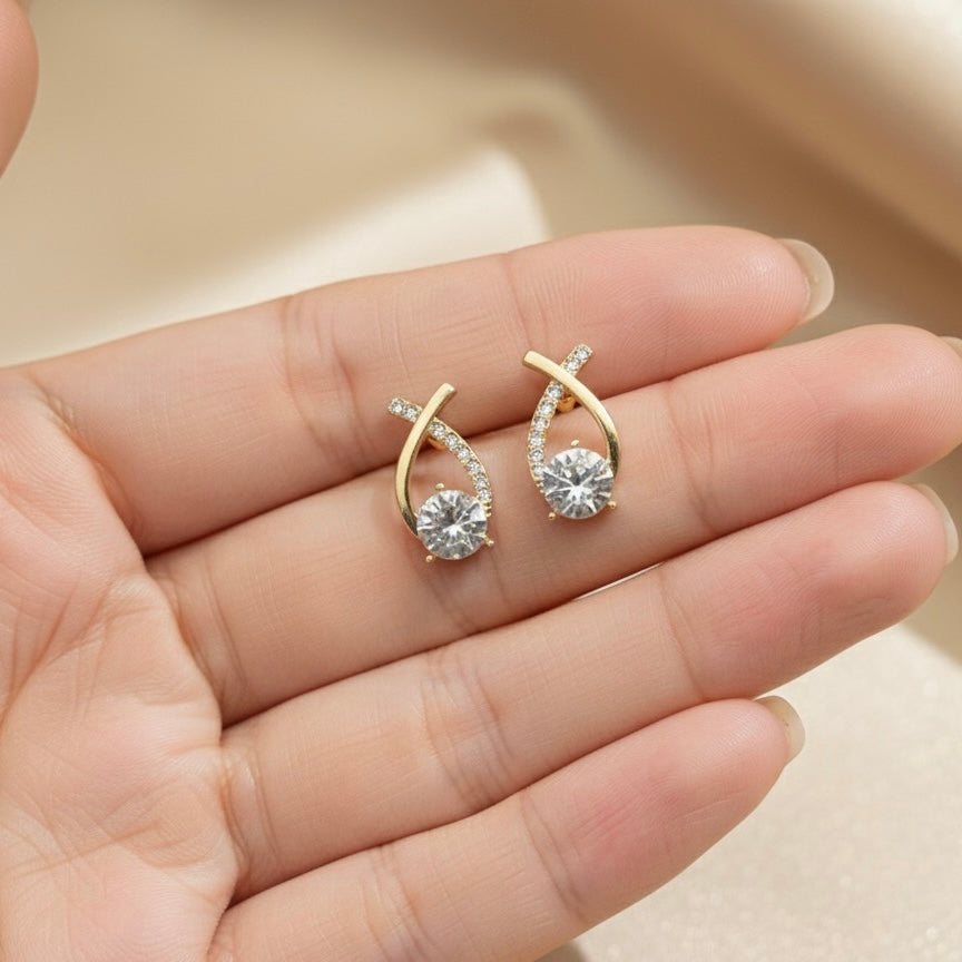 Diamond Cut Korean Earrings |