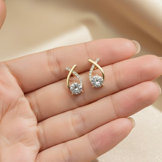 Diamond Cut Korean Earrings |