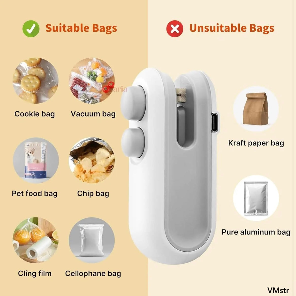 Mini Heat Sealing Machine And Cutter