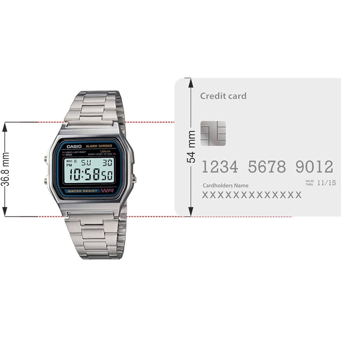 Casio Digital Vintage Watch For Men ⌚️