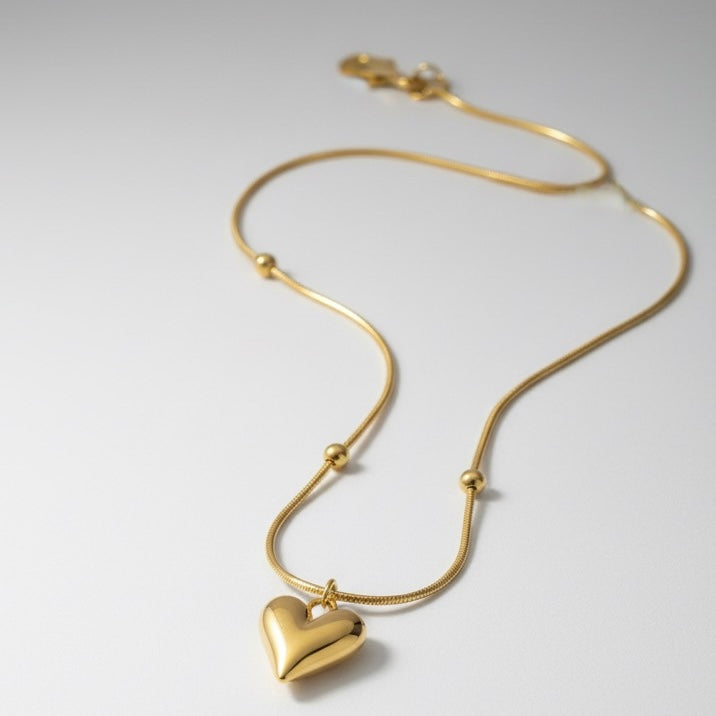 Anti tarnished ❤️Heart Chain .