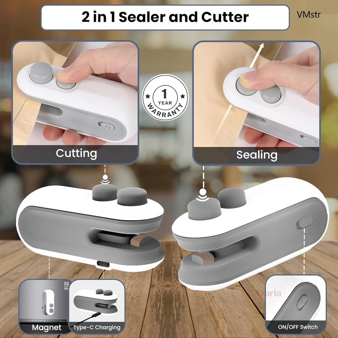 Mini Heat Sealing Machine And Cutter