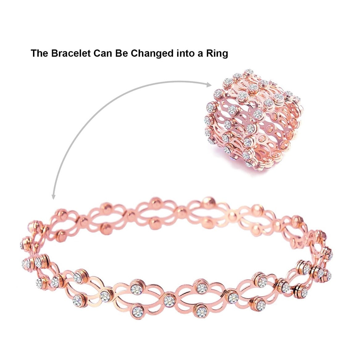 Convertible Ring into Bracelet!