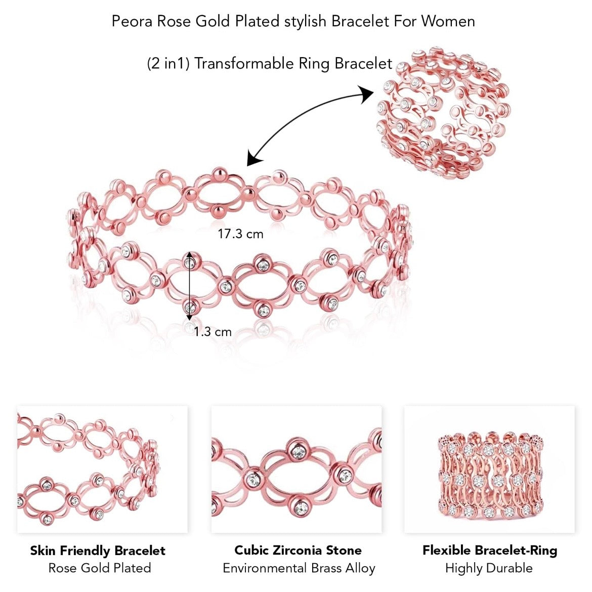 Convertible Ring into Bracelet!