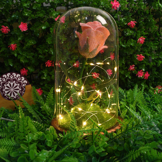Glass Flower With Led Light
